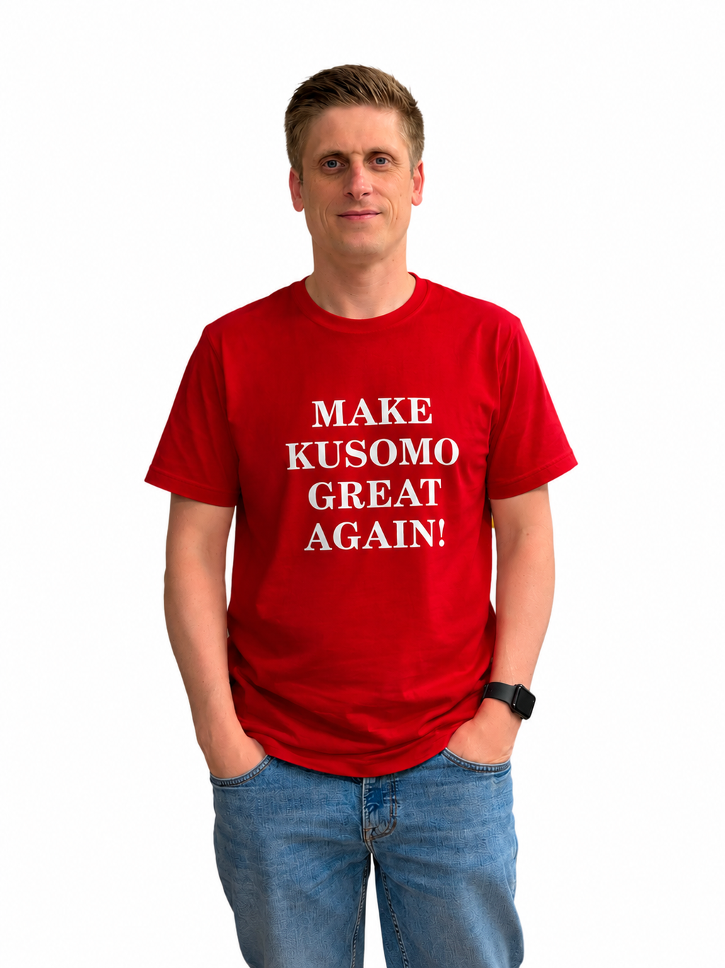 MAKE KUSOMO GREAT AGAIN! Unisex Graphic T-Shirt | Minimalist Streetwear Tee by PVT Chatting