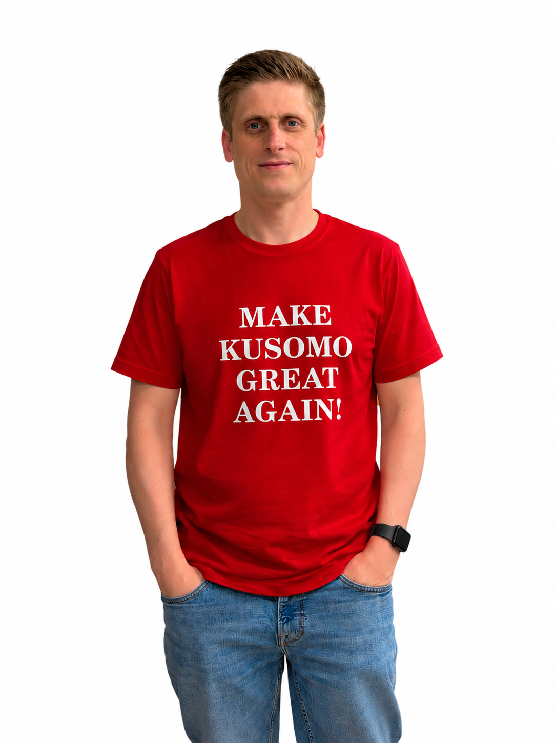 MAKE KUSOMO GREAT AGAIN! Unisex Graphic T-Shirt | Minimalist Streetwear Tee by PVT Chatting